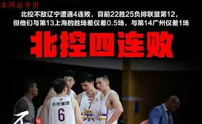 热博：辽宁队 传统强队之一，但这次并没有给球迷过我期待